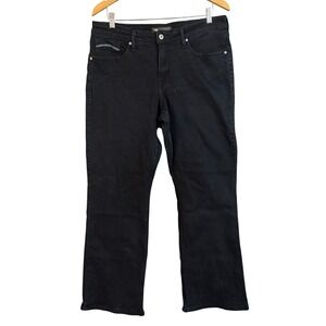 Levi's 512 Bootcut Jeans Black Perfectly Shaping Size 16W